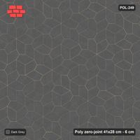 Interlock (Pasco) 41x28 cm · POL-249 · Random Lay Plain Field, Charcoal, plain field