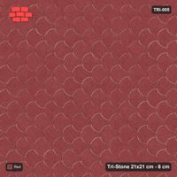 Interlock (Pasco) 21x21 cm · TRI-005 · Plain fish-scale interlock, turned 90 deg