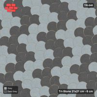 Interlock (Pasco) 21x21 cm · TRI-040 · Zigzag scale courses, turned 45 deg, kerb frame