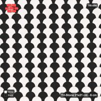 Interlock (Pasco) 21x21 cm · TRI-084 · Zigzag scale courses, long - Contrast